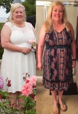Paula’s before and after weight loss results with Beaconsfield naturopath Sue-Anne Hickey using the Bodytypology system