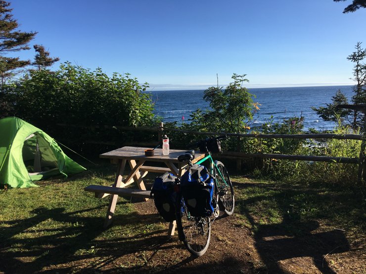 Gaspe bicycle tour