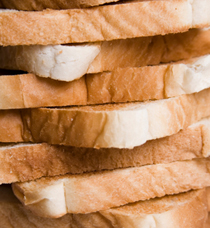 A pic of white bread not low glycemic foods, but how glycemic index is measured