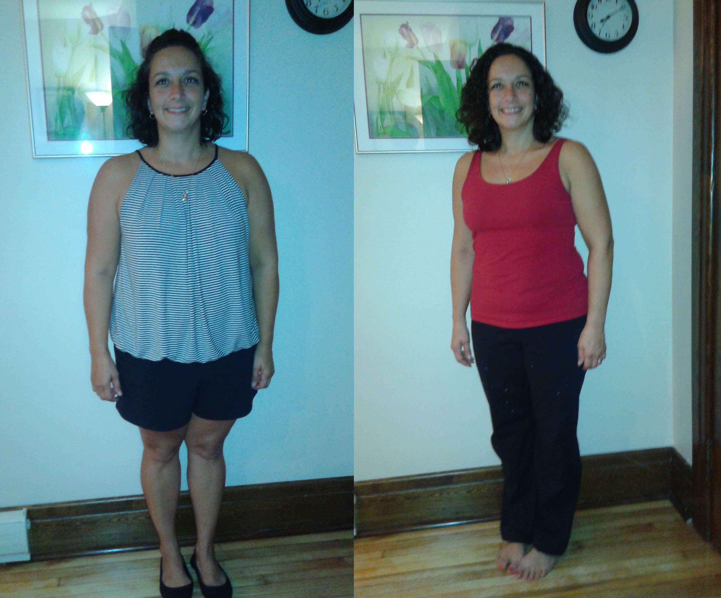 adrenal body type client before and after